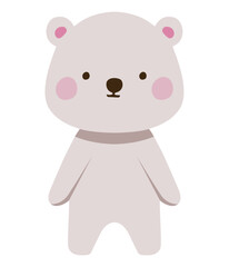 Obraz na płótnie Canvas cute polar bear toy