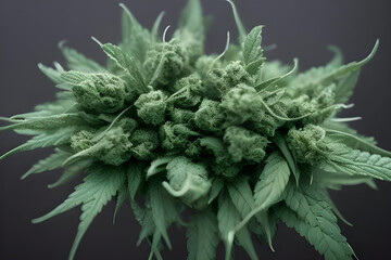 Captivating Cannabis - A Visual Journey into the World of Marijuana created using AI Generative Technology