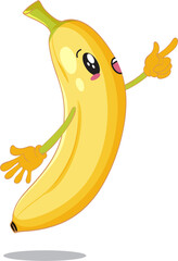 Animated picture of a banana showing 
