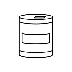 Can vector icon, simple flat vector illustration for web site or mobile app..eps