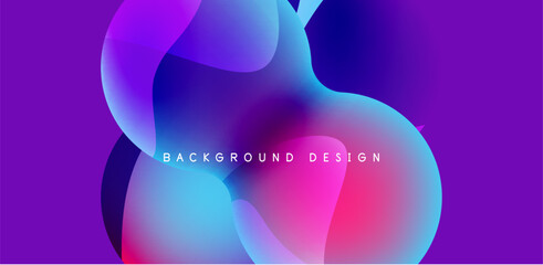 Bright abstract background glossy shiny circle and sphere composition. Minimalist geometric vector Illustration For Wallpaper, Banner, Background, Card