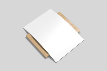 A4 Flyer blank mockup