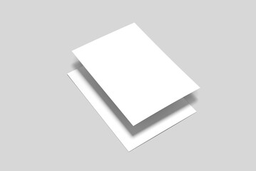 A4 Flyer blank mockup