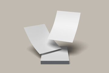 A4 Flyer blank mockup