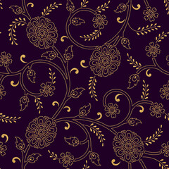 seamless flowers design pattern print
