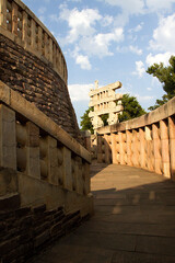 Inner Corridor of Stupa at Sanchi