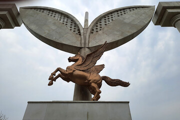 Sculpture at Entrance of Samadhi