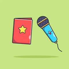 Birtday party with gift vector icon isolated illustration