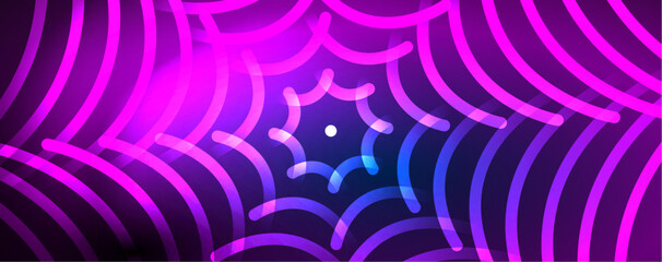 Light beams, neon lines abstract background. Vector Illustration For Wallpaper, Banner, Background, Card, Book Illustration, landing page