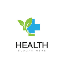 Medical Cross and Health Pharmacy Logo Vector Template