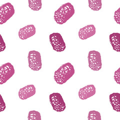 Seamless spots of burgundy color. Brush strokes. For textile, canvas or wrapping paper. Flat doodles. Vector
