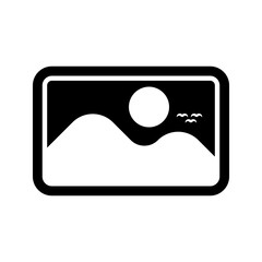 Gallery icon. Vector isolated illustration