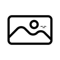 Gallery icon. Vector isolated illustration