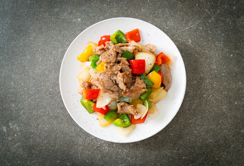 Stir Fried Pork with Black Pepper
