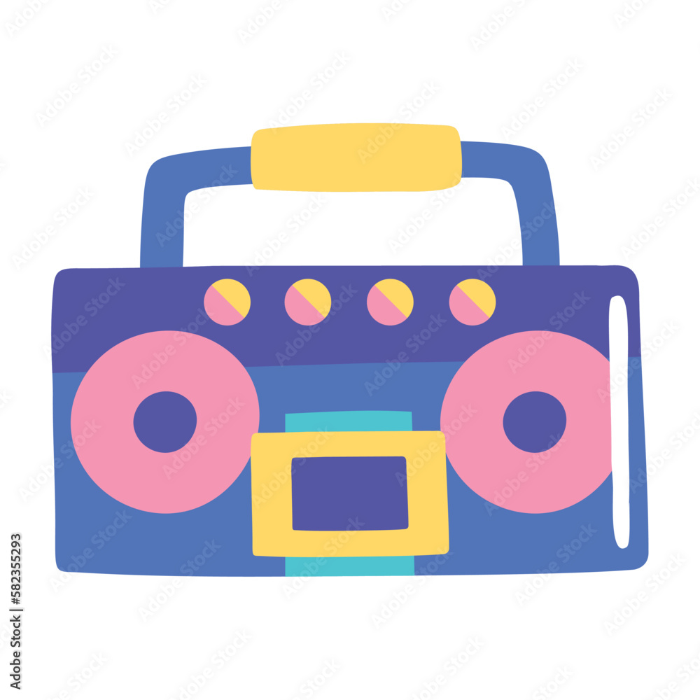 Canvas Prints boombox music player