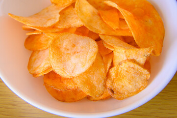 ポテトチップス　辛味