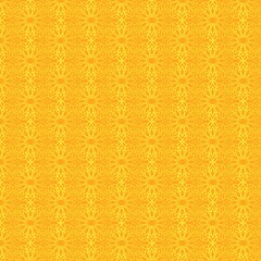 Print yellow floral pattern