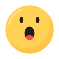 Fototapeta premium Emoji Flat Illustration