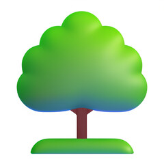 Tree 3D Emoji Icon Set. Contains such Icons as Wood, Plant, Pine, Cactus, Evergreen