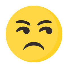 Fototapeta premium Flat Emoji Illustration