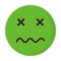 Fototapeta premium Flat Emoji Illustration