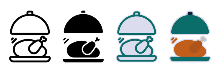 Lunch icon. sign for mobile concept and web design. vector illustration