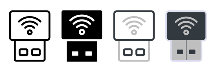 Usb Adapter icon. sign for mobile concept and web design. vector illustration