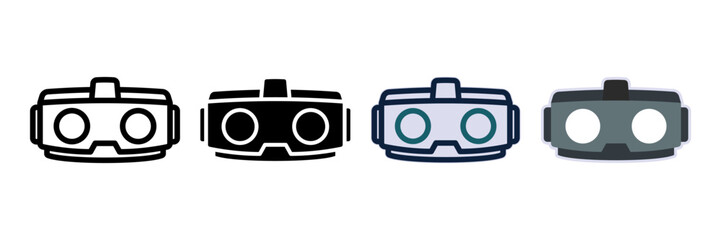 Vr Glasses icon. sign for mobile concept and web design. vector illustration