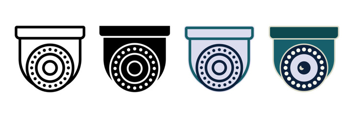 CCTV, Security Camera icon. sign for mobile concept and web design. vector illustration