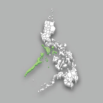 Mimaropa region location within Philippines map