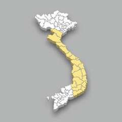 Central Vietnam region location within Vietnam map