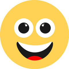 Fototapeta premium Grinning Face Emoji