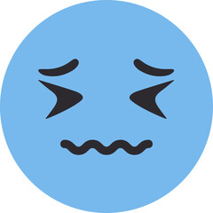 Confounded Face Emoji