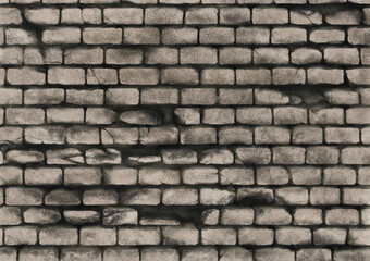 古い石レンガの外壁