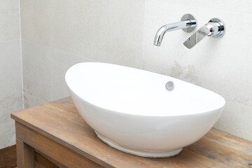 Modern bathroom sink