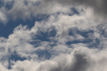 Stormy weather and dark clouds