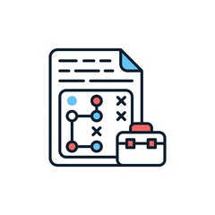 Business Strategy icon in vector.  Illustration 