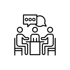 Communication icon in vector.  Illustration 