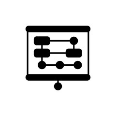 Strategy Process icon in vector.  Illustration 