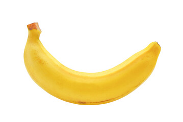 Banana isolated on transparent background. PNG