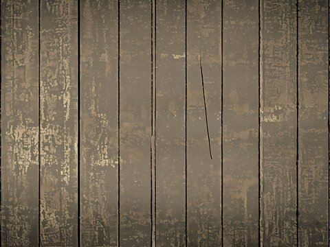 Worn-out wooden panels with grungy look Generative AI