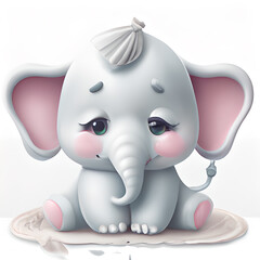 baby elephant cute elephant drawing