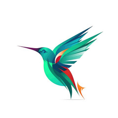 Obraz premium Humming Bird Logo