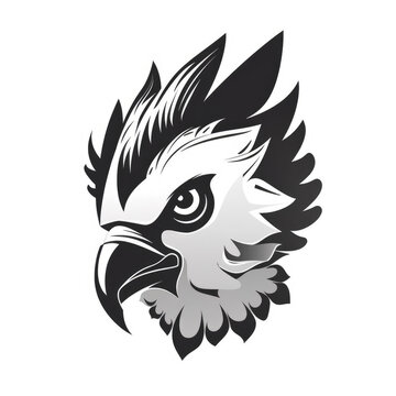 Harpy Eagle Head Logo