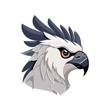 Harpy Eagle Head Logo