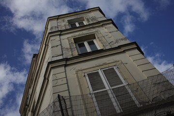 Obraz premium Residence around rue de Mouzaia - Belleville - Paris - France