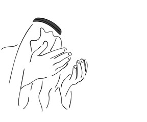 hand drawn illustration of a person