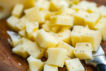 Käsewürfel käse würfel emmentaler pfeffer 