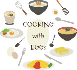 卵料理イラスト