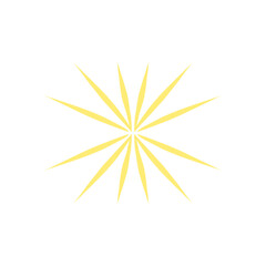 Flat Starburst Illustration